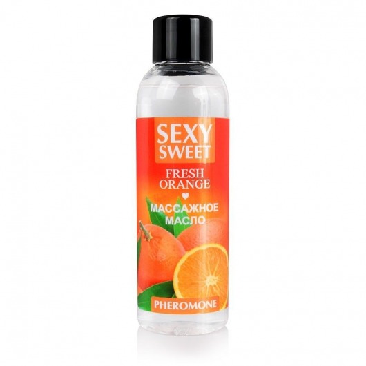 Массажное масло Sexy Sweet Fresh Orange с ароматом апельсина и феромонами - 75 мл. - Биоритм - купить с доставкой в Пушкино