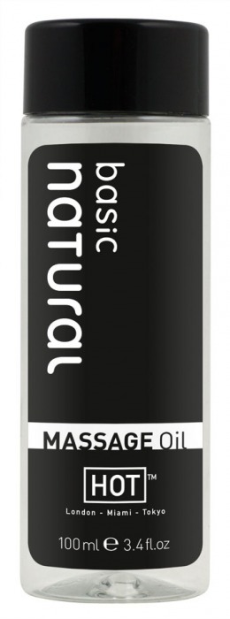 Массажное масло для тела Natural Basic - 100 мл. - HOT - купить с доставкой в Пушкино