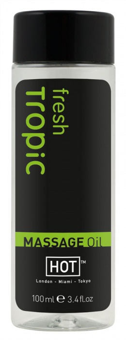 Массажное масло для тела Tropic Fresh - 100 мл. - HOT - купить с доставкой в Пушкино