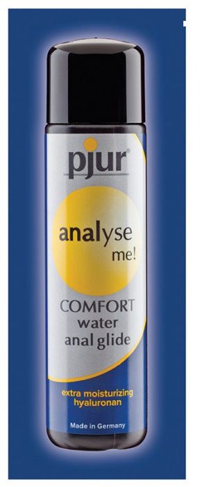 Анальный лубрикант pjur ANALYSE ME Comfort Water Anal Glide - 2 мл. - Pjur - купить с доставкой в Пушкино
