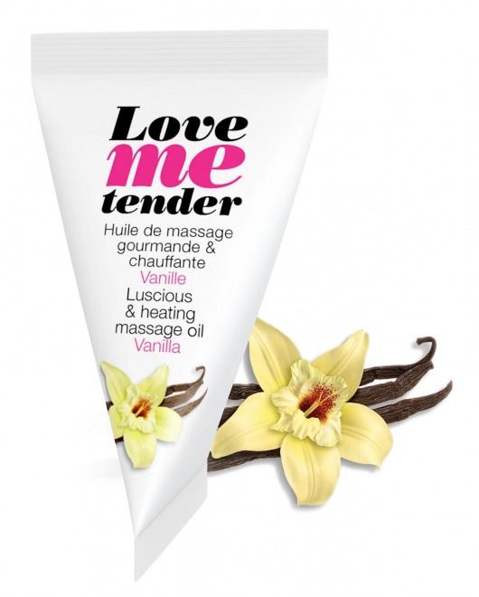 Съедобное согревающее массажное масло Love Me Tender Vanilla с ароматом ванили - 10 мл. - Love to Love - купить с доставкой в Пушкино