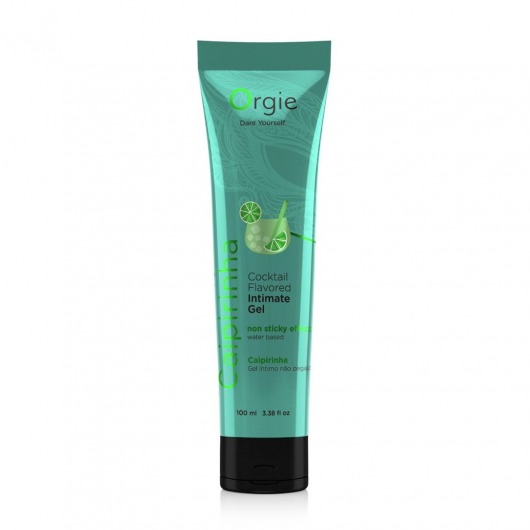 Съедобный интимный гель Orgie Lube Tube Cocktail Caipirinha - 100 мл. - ORGIE - купить с доставкой в Пушкино