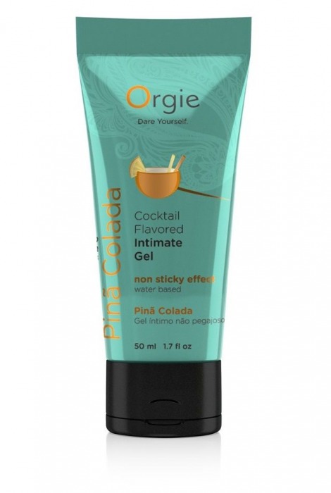 Съедобный интимный гель Orgie Lube Tube Cocktail Pina Colada - 50 мл. - ORGIE - купить с доставкой в Пушкино