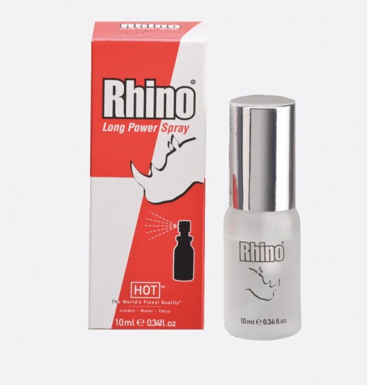 Пролонгирующий спрей для мужчин Rhino - 10 мл. - HOT - купить с доставкой в Пушкино