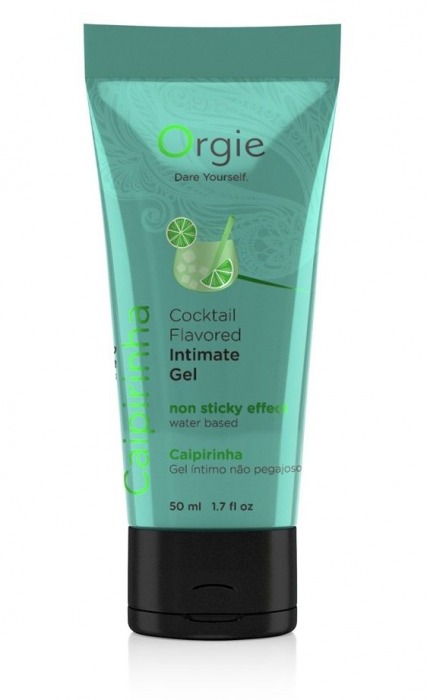 Съедобный интимный гель Orgie Lube Tube Cocktail Caipirinha - 50 мл. - ORGIE - купить с доставкой в Пушкино