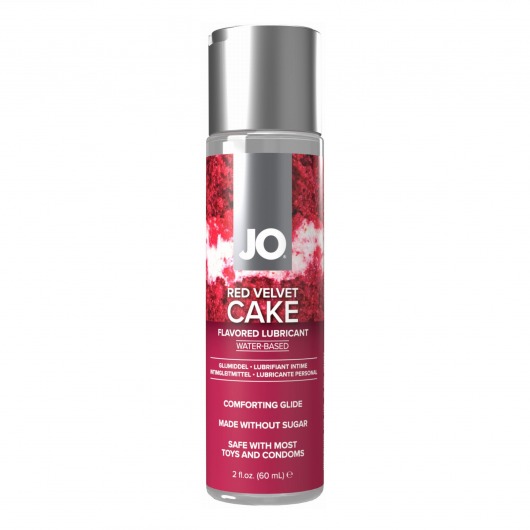 Лубрикант на водной основе JO H2O Red Velvet Cake Flavored Lubricant - 60 мл. - System JO - купить с доставкой в Пушкино
