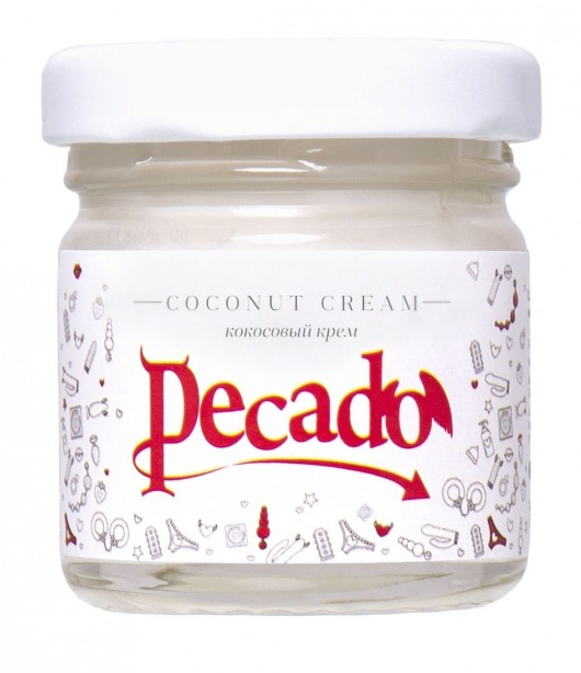 Массажная свеча Сoconut Cream - 35 мл. - Pecado - купить с доставкой в Пушкино