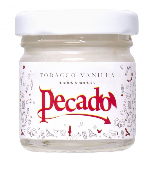 Массажная свеча Tobacco Vanilla - 35 мл. - Pecado - купить с доставкой в Пушкино