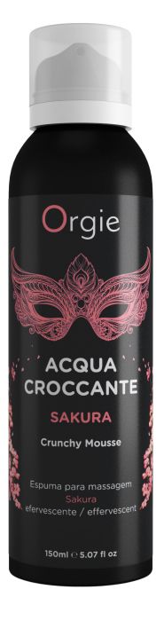 Хрустящая пенка для массажа Orgie Acqua Croccante Sakura с ароматом сакуры - 150 мл. - ORGIE - купить с доставкой в Пушкино