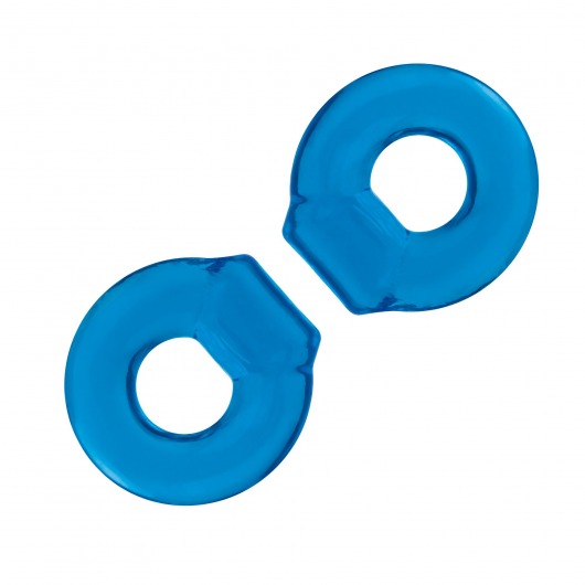 Комплект из двух колец для пениса 2-Pack Ultra-Stretch Stamina Endurance Ring - BlueLine - в Пушкино купить с доставкой