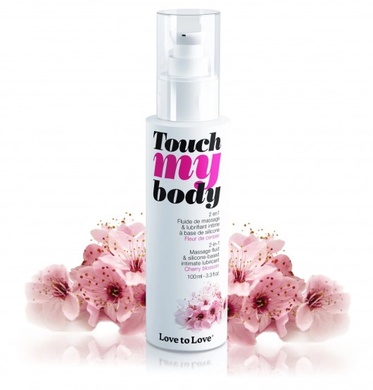Силиконовый лубрикант 2-в-1 Touch My Body с ароматом вишнёвого цвета - 100 мл. - Love to Love - купить с доставкой в Пушкино