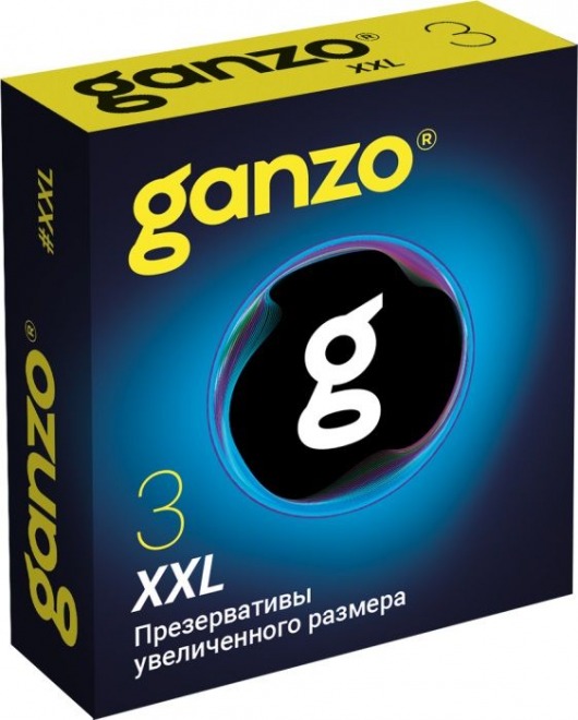 Презервативы увеличенного размера Ganzo XXL - 3 шт. - Ganzo - купить с доставкой в Пушкино