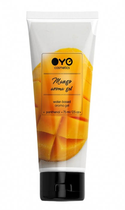 Лубрикант на водной основе OYO Aroma Gel Mango с ароматом манго - 75 мл. - OYO - купить с доставкой в Пушкино