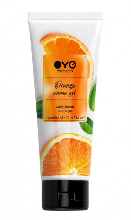 Лубрикант на водной основе OYO Aroma Gel Orange с ароматом апельсина - 75 мл. - OYO - купить с доставкой в Пушкино