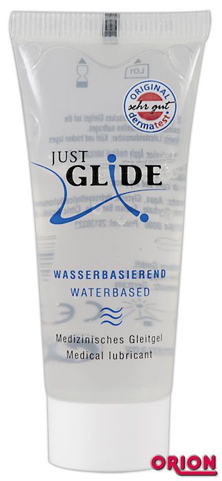 Вагинальная смазка на водной основе JUSTGLIDE - 20 мл. - Orion - купить с доставкой в Пушкино