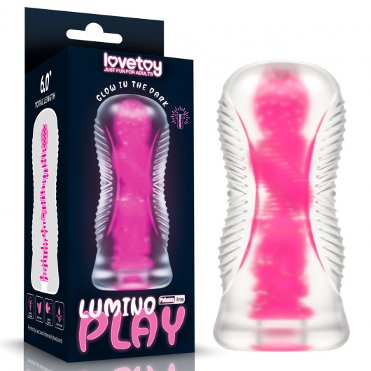 Светящийся в темноте мастурбатор 6.0 Lumino Play Masturbator - Lovetoy - в Пушкино купить с доставкой