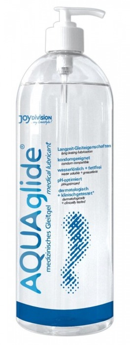 Гель-лубрикант AQUAglide на водной основе - 1000 мл. - Joy Division - купить с доставкой в Пушкино