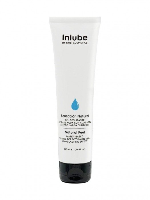 Интимный лубрикант с алоэ вера Inlube Natural Feel - 100 мл. - Nuei cosmetics - купить с доставкой в Пушкино