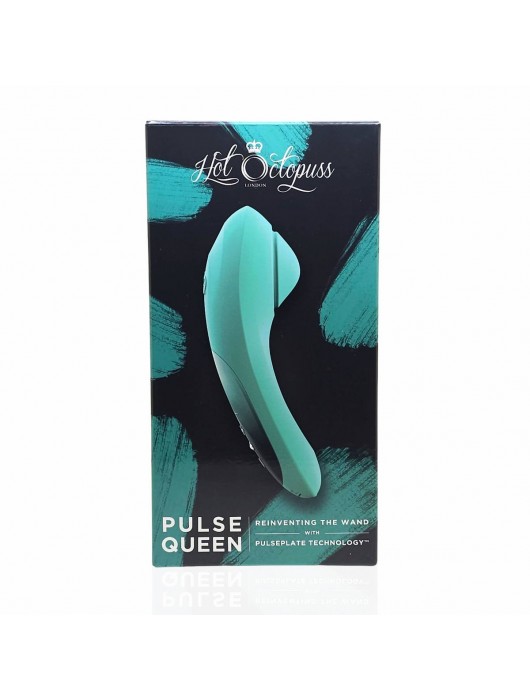 Мятный инновационный вибромассажёр Pulse Queen - Hot Octopuss