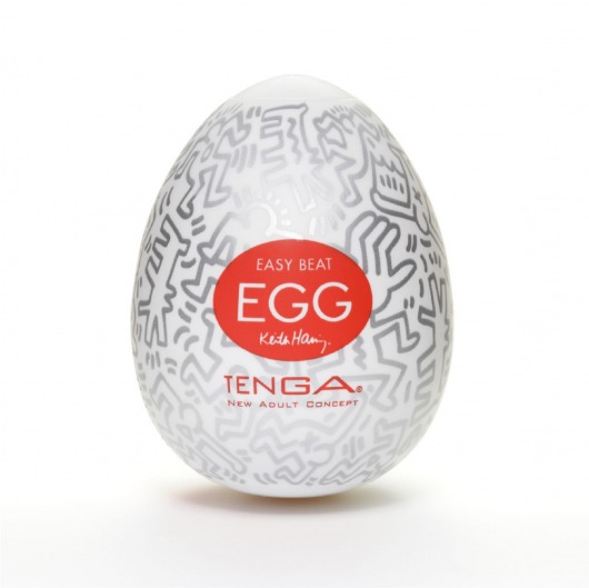Мастурбатор-яйцо Keith Haring EGG PARTY - Tenga - в Пушкино купить с доставкой