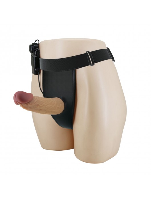 Полый вибрострапон на регулируемых трусиках Draven - 17,5 см. - Baile - купить с доставкой в Пушкино