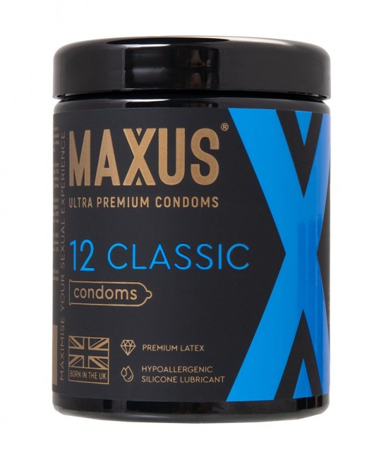 Классические презервативы MAXUS Classic - 12 шт. - Maxus - купить с доставкой в Пушкино