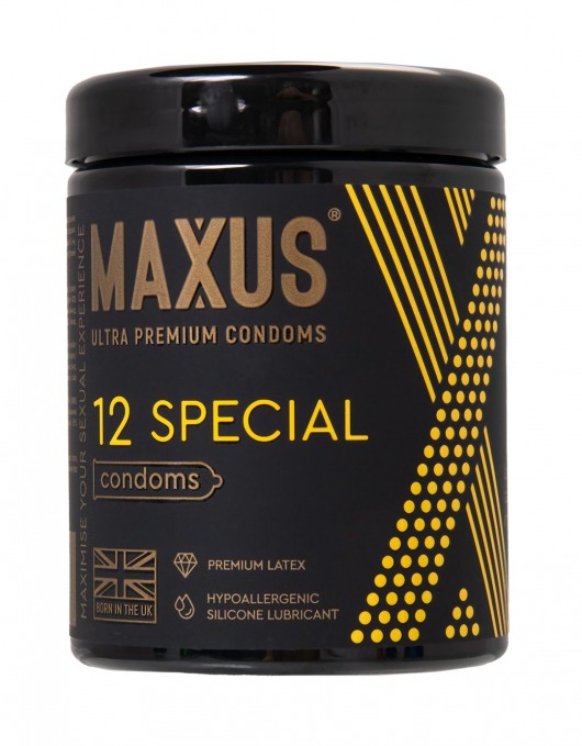 Презервативы с точками и рёбрами MAXUS Special - 12 шт. - Maxus - купить с доставкой в Пушкино