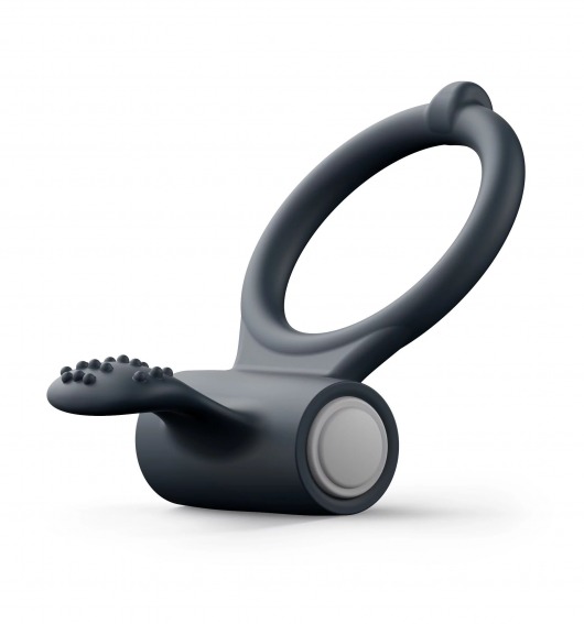 Черное эрекционное кольцо Power Clit - Dorcel - в Пушкино купить с доставкой