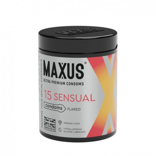 Анатомические презервативы MAXUS Sensual - 15 шт. - Maxus - купить с доставкой в Пушкино