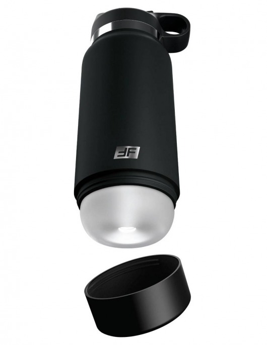 Черный мастурбатор в виде бутылки Fap Flask - Pipedream - в Пушкино купить с доставкой