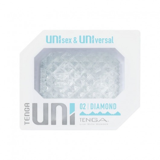 Прозрачный мастурбатор-стимулятор Tenga Uni Diamond - Tenga - в Пушкино купить с доставкой