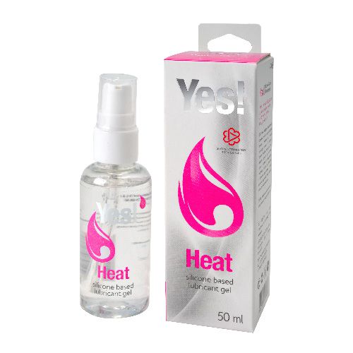 Возбуждающая силиконовая вагинальная смазка Yes Heat - 50 мл. - Sitabella - купить с доставкой в Пушкино