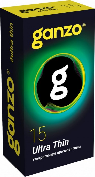Прозрачные ультратонкие презервативы Ganzo Ultra thin - 15 шт. - Ganzo - купить с доставкой в Пушкино