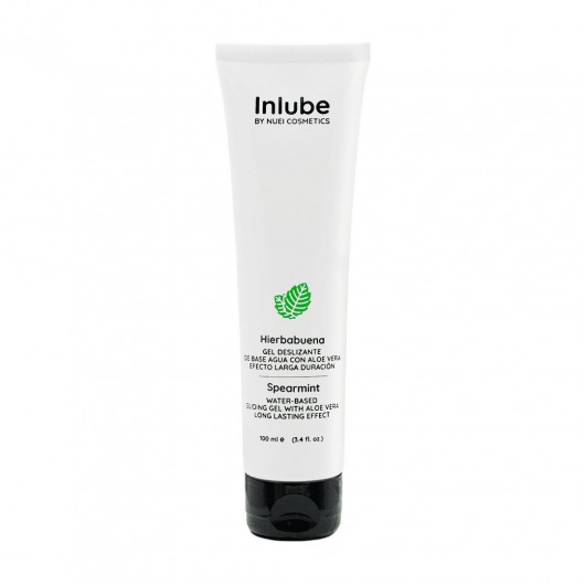 Водный лубрикант Nuei Inlube с алоэ вера и ароматом мяты - 100 мл. - Nuei cosmetics - купить с доставкой в Пушкино