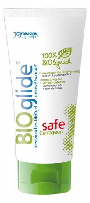 Гель-лубрикант на водной основе BIOglide safe Carrageen - 100 мл. - Joy Division - купить с доставкой в Пушкино