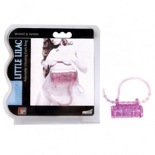 Эрекционное кольцо с вибратором LITTLE LILAC - Dream Toys - в Пушкино купить с доставкой