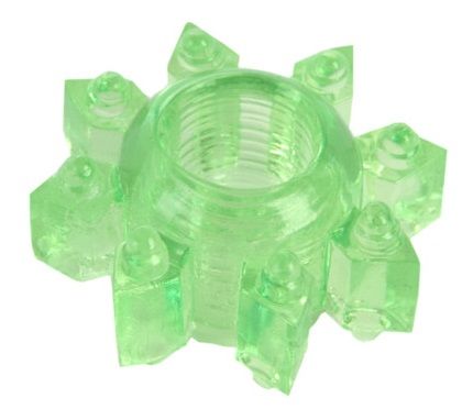 Зеленое эрекционное кольцо-звезда - Toyfa Basic - в Пушкино купить с доставкой