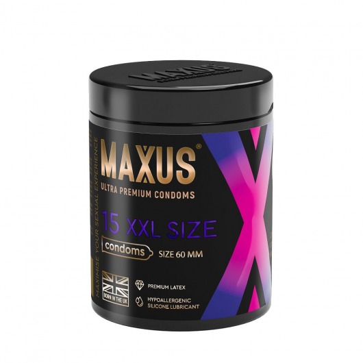 Презервативы увеличенного размера Maxus XXL - 15 шт. - Maxus - купить с доставкой в Пушкино