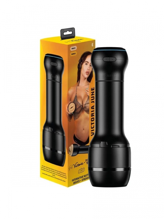 Мастурбатор-ротик с интерактивной насадкой PowerBlow   FeelVictoria Mouth - Kiiroo - в Пушкино купить с доставкой