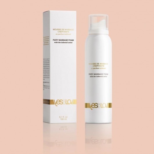 Массажная пена Fizzy Massage Foam - 150 мл. - YESforLOV - купить с доставкой в Пушкино