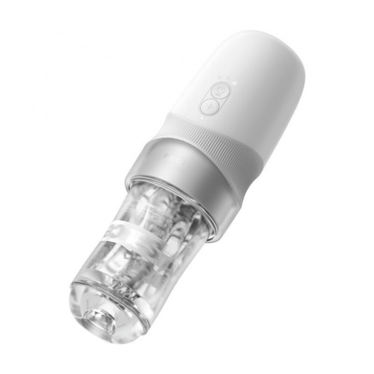 Белый автоматический мастурбатор Extra Sauce - Sauce - в Пушкино купить с доставкой