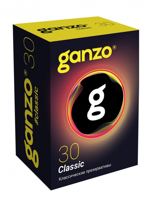 Классические презервативы с обильной смазкой Ganzo Classic - 30 шт. - Ganzo - купить с доставкой в Пушкино