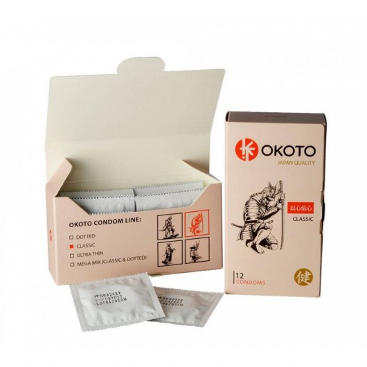 Презервативы OKOTO Classic - 12 шт. - Sitabella - купить с доставкой в Пушкино