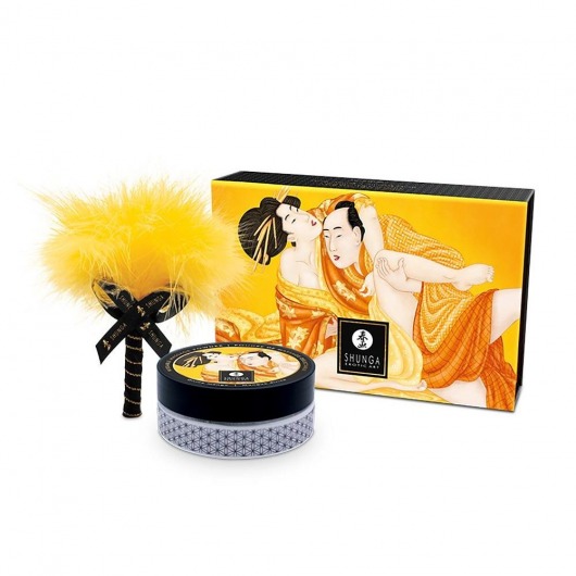 Массажная пудра с ароматом манго Luscious Mango - Shunga - купить с доставкой в Пушкино