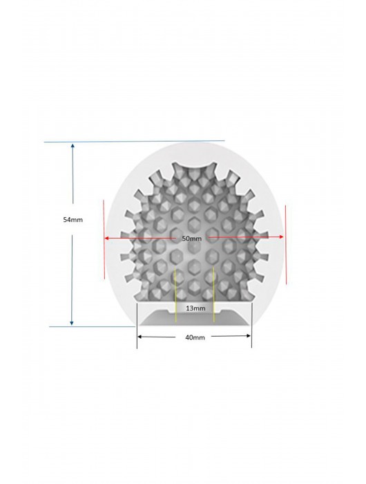 Белый мастурбатор-шар Lucky Ball Type 2 - MALESATION - в Пушкино купить с доставкой