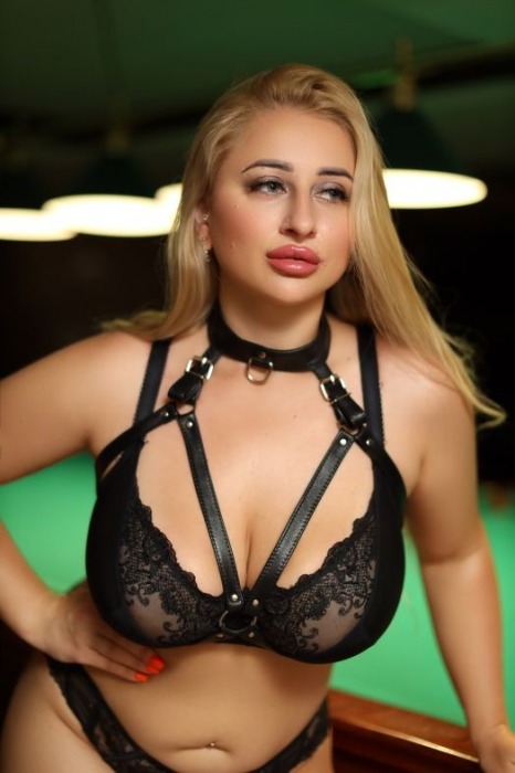Черная кожаная сбруя с ошейником plus size из нежной кожи - БДСМ Арсенал - купить с доставкой в Пушкино