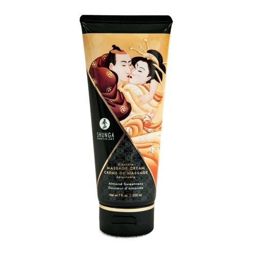 Массажный крем для тела с ароматом миндаля Almond Sweetness - 200 мл. - Shunga - купить с доставкой в Пушкино
