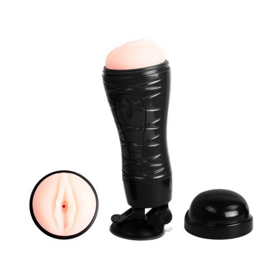 Мастурбатор-вагина Flora с присоской в основании - Baile - в Пушкино купить с доставкой