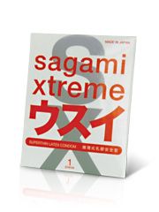 Ультратонкий презерватив Sagami Xtreme SUPERTHIN - 1 шт. - Sagami - купить с доставкой в Пушкино