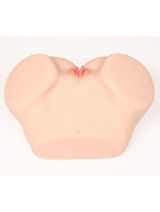 Мастурбатор-полуторс с двойным слоем материала Vanilla Onahole Real Vagina - KOKOS - в Пушкино купить с доставкой